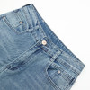 西遇浅蓝色高腰2026春季新款宽松显瘦垂感做旧阔腿喇叭牛仔裤女H0060205 商品缩略图5