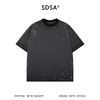 68815SDSA男装2026新款高贵轻奢撞色波点印花圆领短袖T恤渐变百搭舒适 商品缩略图1