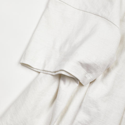 ROMI STUDIO”极简主义“舒适柔和磨毛棉感宽松打底短袖 RWCSSG7270 商品图9