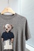美式别致刺绣小熊羊绒短袖T 商品缩略图1