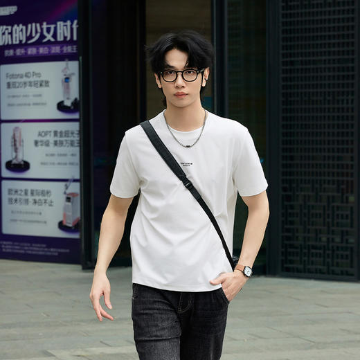 【新品上新】HX 夏季圆领短袖T恤S102622678101/02 商品图2