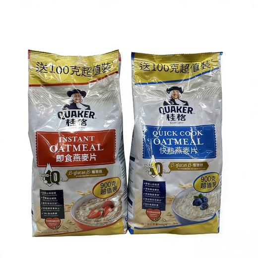 桂格即食/快熟燕麦片900克超值装 商品图0