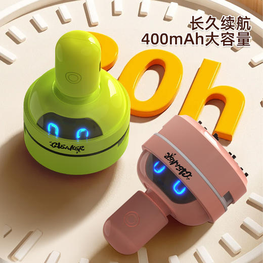 新款外星人  桌面吸尘器 学生卡通创意USB充电版小型清洁器吸尘 商品图3