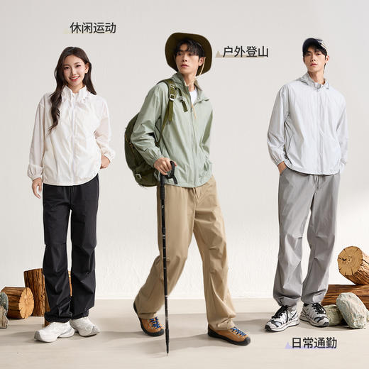 爱帝防晒衣凉感宽松户外薄款防紫外线皮肤衣男女款可选 商品图7