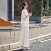 春季新款中式钉珠亮片国风重工刺绣马甲衬衫半裙三件套HMQY2604-2 商品缩略图3