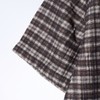 SDSA男装2026新款高贵轻奢美式复古撞色格子短袖衬衫百搭宽松上衣 商品缩略图3