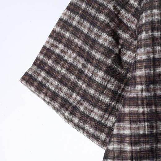 SDSA男装2026新款高贵轻奢美式复古撞色格子短袖衬衫百搭宽松上衣 商品图3