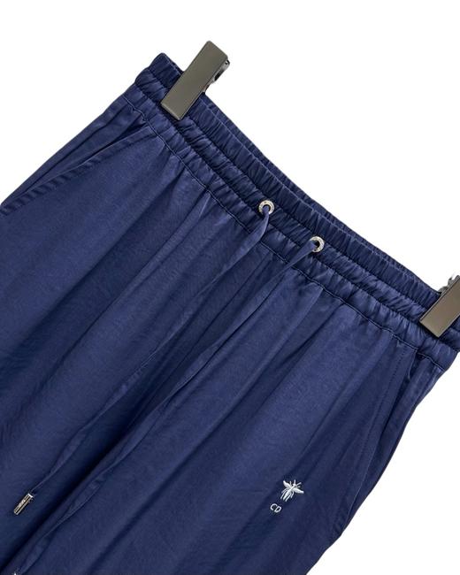 女款丝质刺绣抽绳长裤 可配套装la010 商品图2