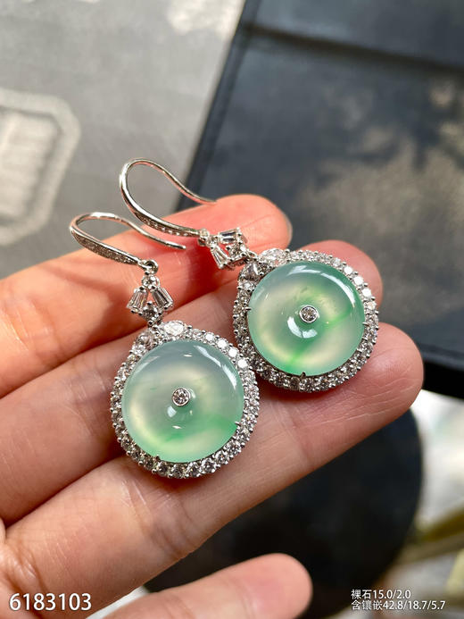 6183103，平安扣耳坠。具体价格微信咨询 商品图5