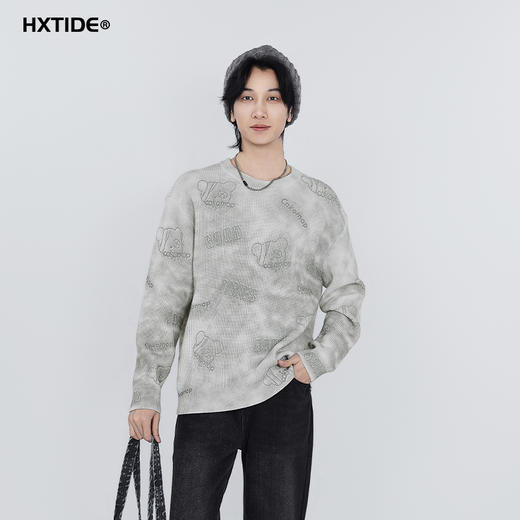 【断码清仓】HX 冬季圆领毛衫C107540032101 商品图0