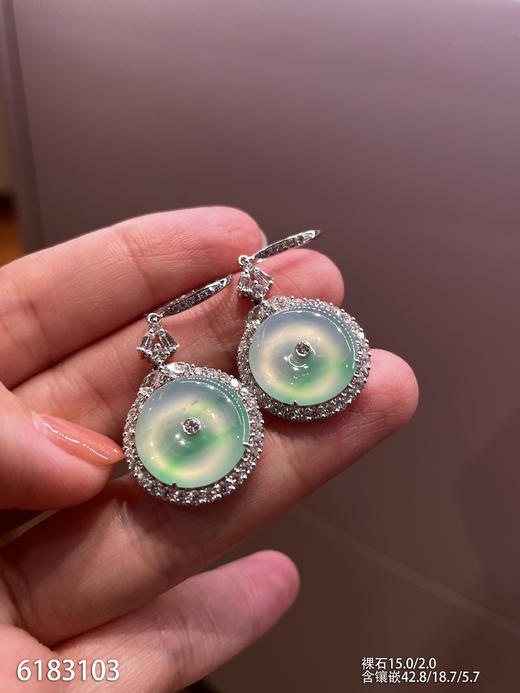 6183103，平安扣耳坠。具体价格微信咨询 商品图0