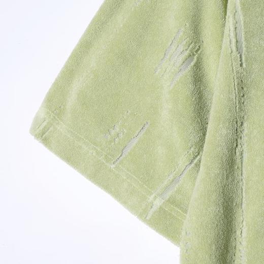 SDSA男装2026新款高贵轻奢潮牌竖纹肌理绒面短袖T恤百搭宽松上衣 商品图3