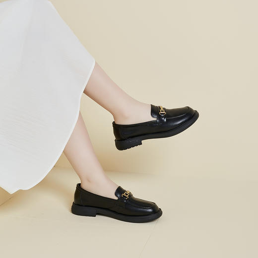 金属花边马衔扣乐福鞋2505 商品图2