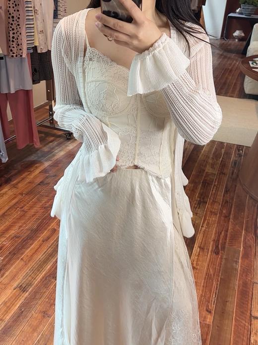 PIANAI冷小姐#  自带胸垫蕾丝美背吊带 商品图4