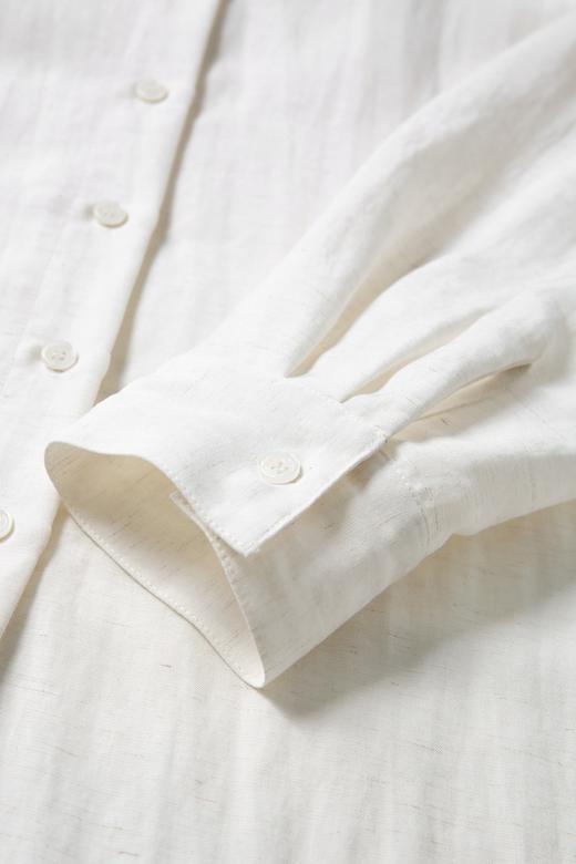 PIANAI冷小姐# 莱赛尔 天丝亚麻休闲防晒衬衣 商品图3