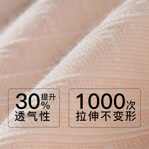 【7.5折限时特惠】【秀黛】女翻领针织提花短袖套装锦棉几何格柔雾双色格纹透气女士夏季短袖睡衣家居服W2551034T【门店同款】 商品图2