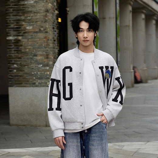 【新品上新】HX 春季棒球领茄克衫C105610030101 商品图2