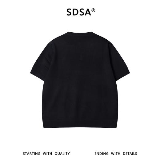 M187SDSA男装2026新款高贵轻奢韩版百搭撞色V领短袖T恤简约休闲上衣 商品图5