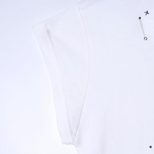 68301SDSA男装2026新款高贵轻奢时尚简约刺绣钉钻设计圆领短袖T恤百搭 商品图3