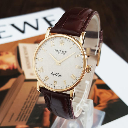 【95新】ROLEX 劳力士5115/8手动机械机芯32MM（女款）切利尼系列18K黄金050326TB33 商品图2