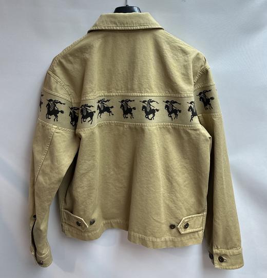 男款logo拉链牛仔外套zh007 商品图1