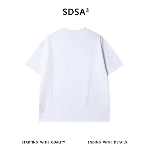 26605SDSA男装2026新款轻奢极简风横纹金属字母设计圆领短袖T恤百搭 商品图5