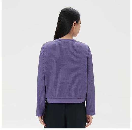 点此购买 可隆春秋季女士华夫格卫衣 xx 342860 商品图4