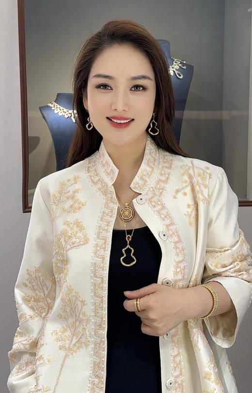 GAONAS  广纳福禄 贵气金色葫芦项链11928XGO 商品图3