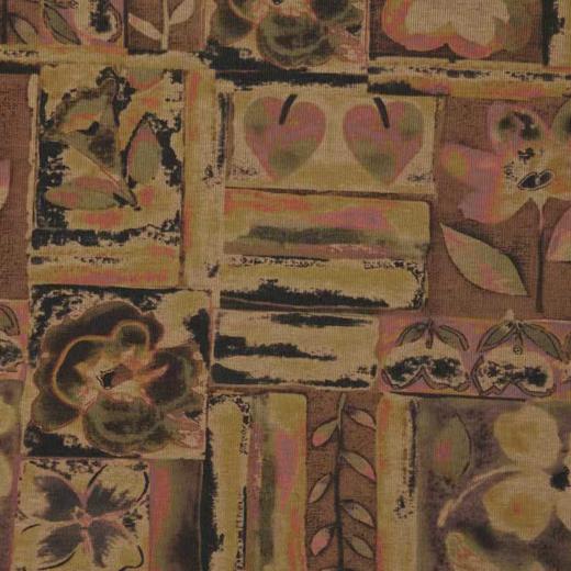 26T206SDSA男装2026新款高贵轻奢复古撞色植物花卉圆领短袖T恤宽松上衣 商品图3