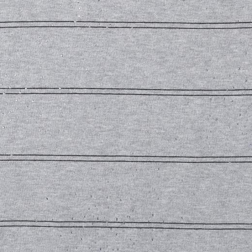 2621SDSA男装2026新款高贵轻奢日系百搭撞色条纹烫钻圆领短袖T恤宽松 商品图2