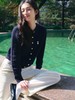 鄂尔多斯女装圆领绞花女开衫C2265B044 商品缩略图0