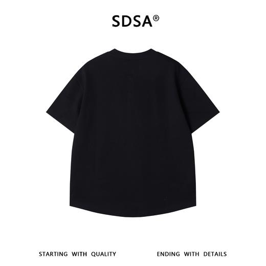 SDSA男装2026新款高贵轻奢韩系简约半按扣短袖T恤百搭宽松上衣 商品图4