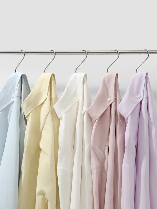 PIANAI冷小姐# 莱赛尔 天丝亚麻休闲防晒衬衣 商品图4