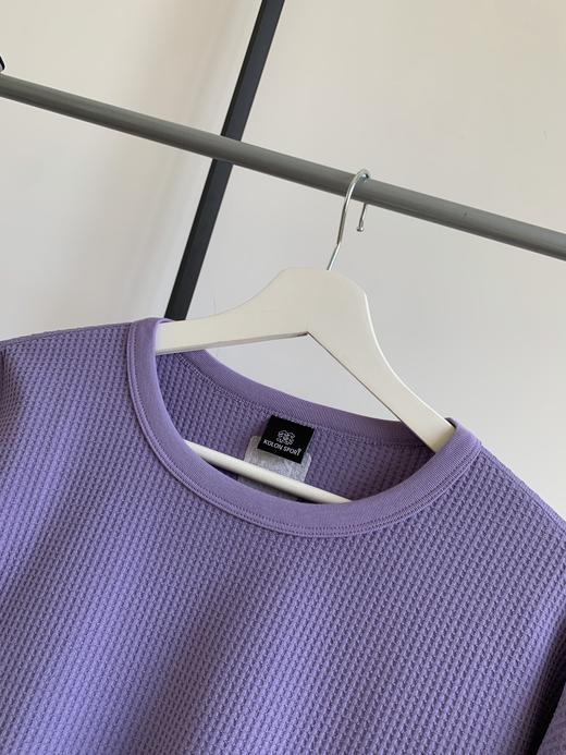 点此购买 可隆春秋季女士华夫格卫衣 xx 342860 商品图9