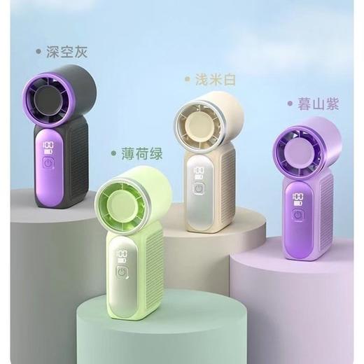 【时尚轻巧❗️狂飙冷风】X688新款高速手持小风扇 usb充电数显随身便携小型暴力风扇。ya 商品图2