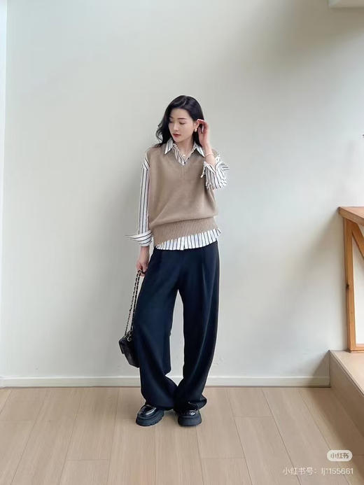 原单新款条纹个性时髦精衬衫 商品图7