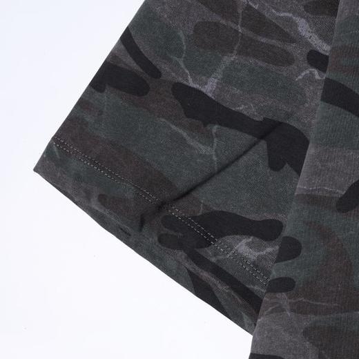 SDSA男装2026新款高贵轻奢美式迷彩刺绣字母圆领短袖T恤百搭时尚 商品图3