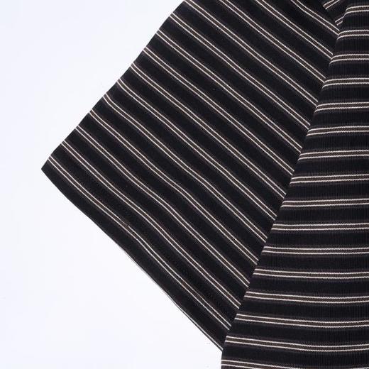 SDSA男装2026新款高贵轻奢潮牌撞色条纹翻领短袖T恤百搭简约上衣 商品图2