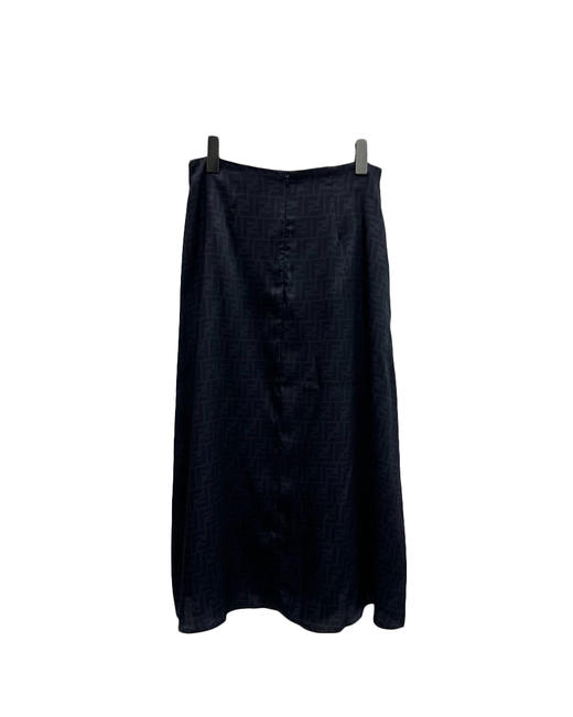 女款印花丝质压褶半裙 可配套装he011 商品图1