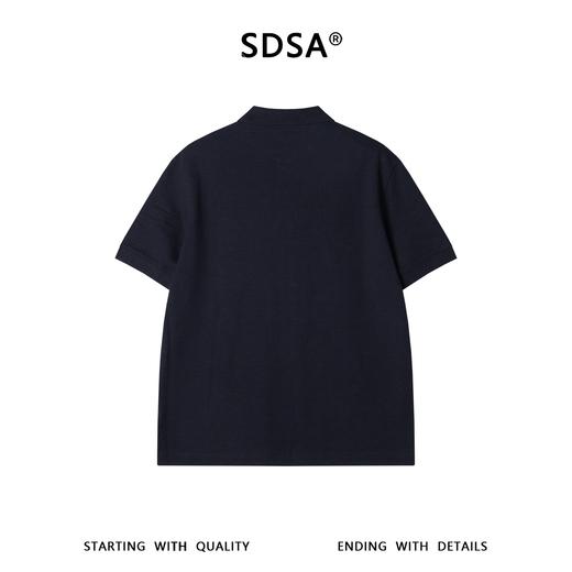 SDSA男装2026新款高贵轻奢潮牌时尚POLO衫短袖T恤百搭简约上衣 商品图4