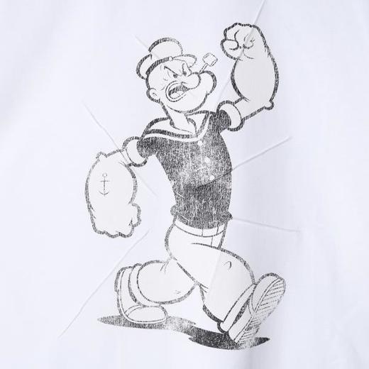 SDSA男装2026新款高贵轻奢时尚大力水手复古印花短袖T恤百搭时尚 商品图2