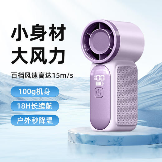 【时尚轻巧❗️狂飙冷风】X688新款高速手持小风扇 usb充电数显随身便携小型暴力风扇。ya 商品图0