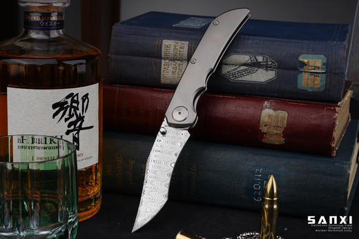 【福利】三希堂  现代刀系列  夜魔大马小折  未开刃 商品图4