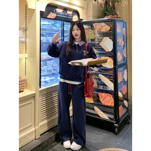 <曾小咸推荐>3.23现货秒杀 ！微信超特价！韩系2色抽绳直筒休闲裤 日常169.99 立减90 秒杀79.99！！ 商品图1