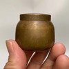 文房小铜罐，可作铜水盂、茶叶罐、墨盒、收纳罐或把玩等 商品缩略图3