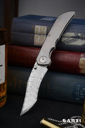 【福利】三希堂  现代刀系列  夜魔大马小折  未开刃