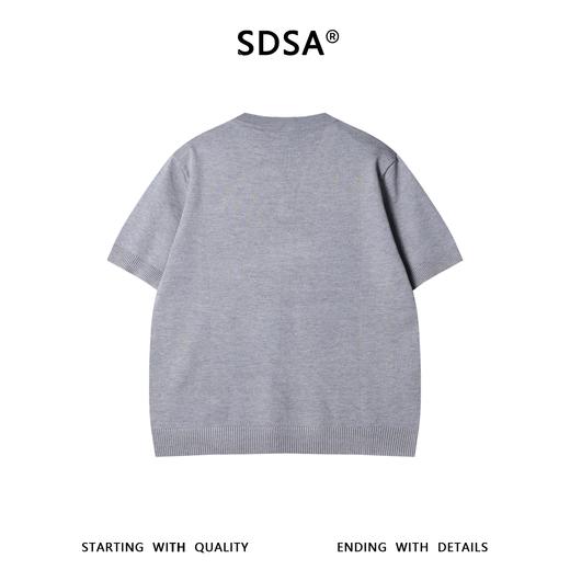 M187SDSA男装2026新款高贵轻奢韩版百搭撞色V领短袖T恤简约休闲上衣 商品图5