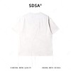 SDSA男装2026新款高贵轻奢潮牌简约缝线流苏圆领短袖T恤百搭宽松 商品缩略图4