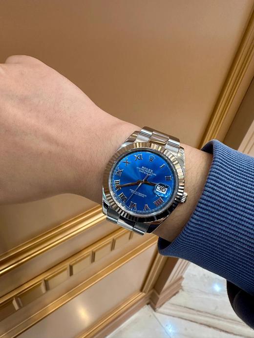 劳力士 日志型系列绿罗腕表904L精钢表壳表带尺寸:41mm 商品图2