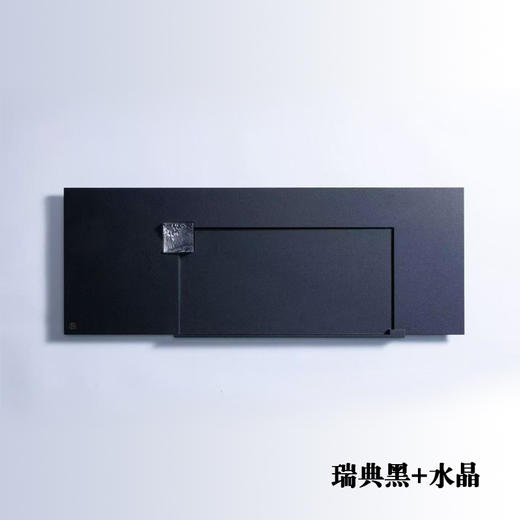 缘石台/茶盘/清凉境/80*30*3瑞典黑+水晶 商品图1